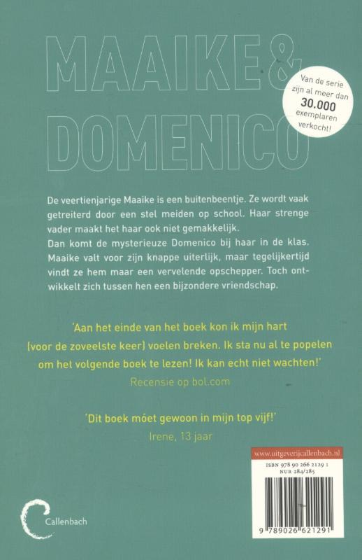 Een bijzondere vriendschap / deel 1 / Maaike & Domenico achterkant