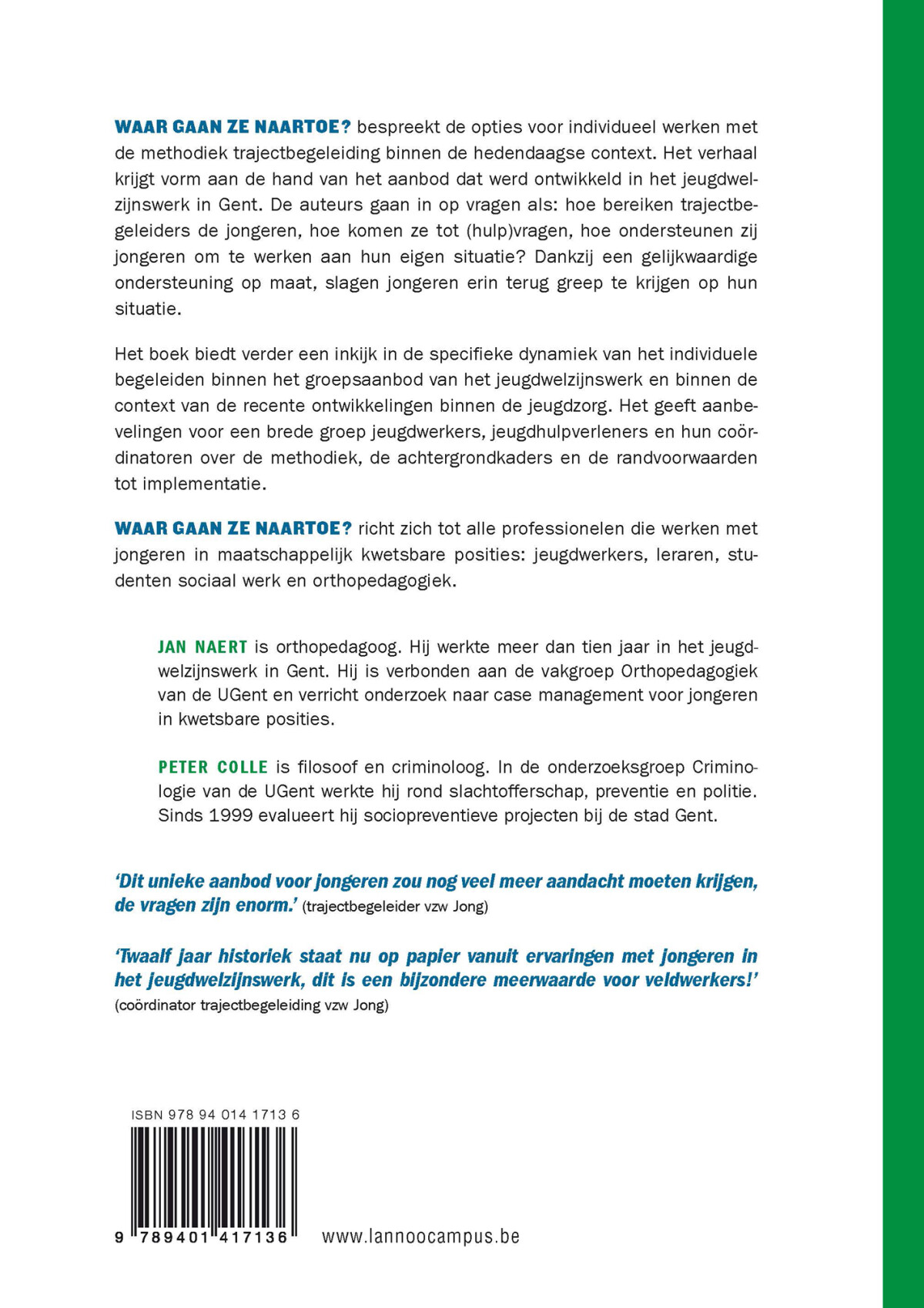 Waar gaan ze naartoe? achterkant