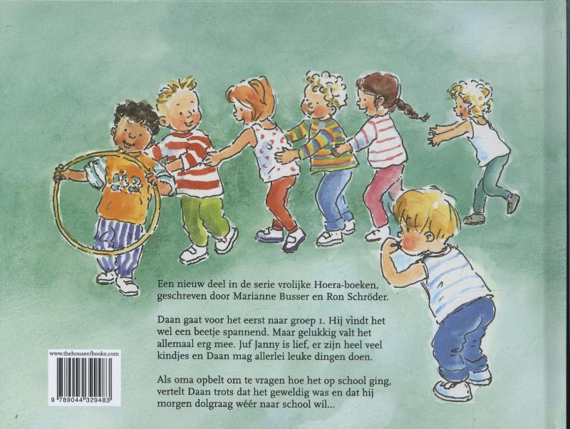 Hoera, ik ga naar groep 1! achterkant