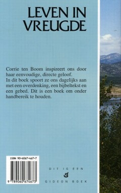 LEVEN IN VREUGDE achterkant