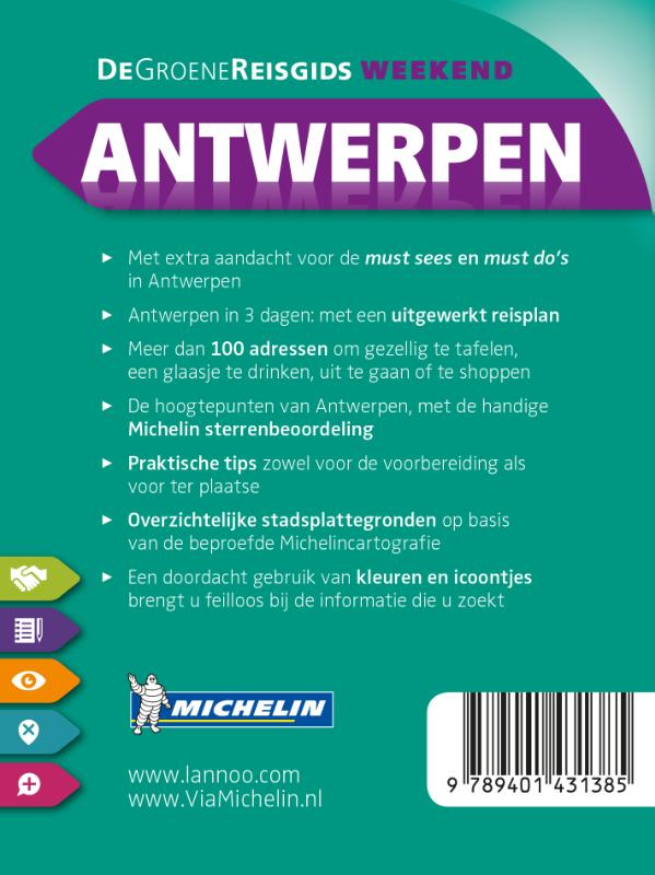 Antwerpen / De groene reisgids weekend achterkant