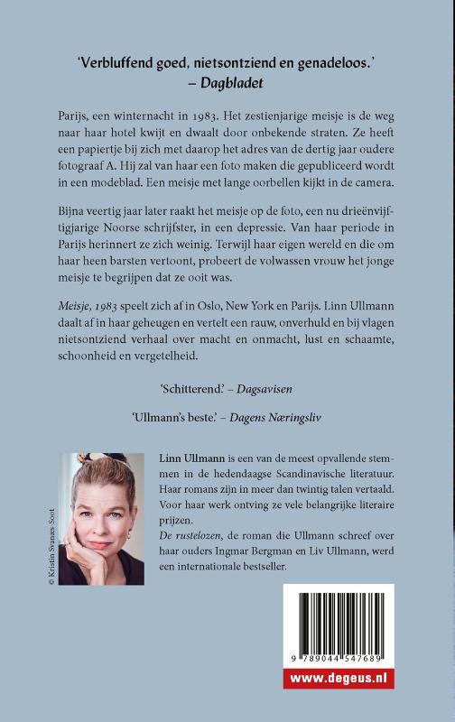 Meisje, 1983 achterkant