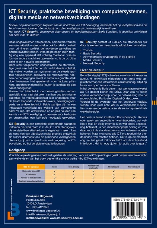 ICT Security achterkant