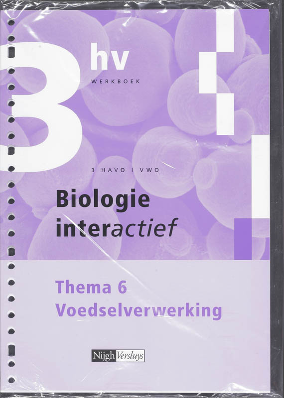 Biologie interactief havo vwo thema 6 voedselverwerking werkboek