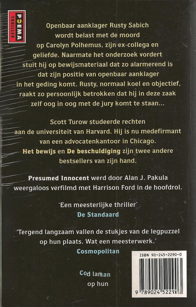 De aanklager achterkant