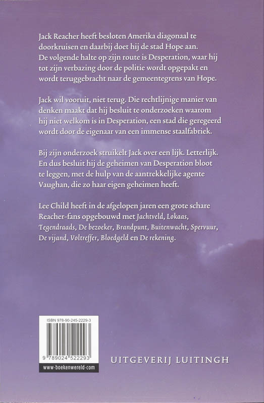 Niets te verliezen / Jack Reacher / 12 Niets te verliezen / Jack Reacher / 12 achterkant