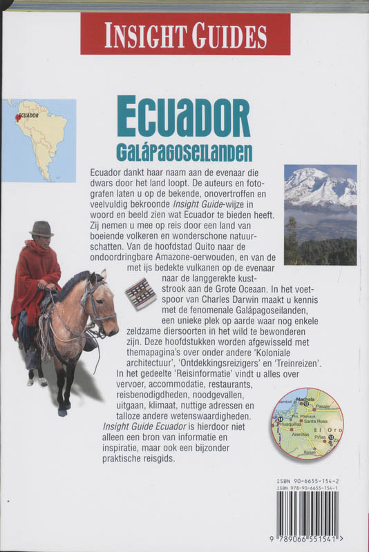 Ecuador / Nederlandse editie / Insight guides achterkant