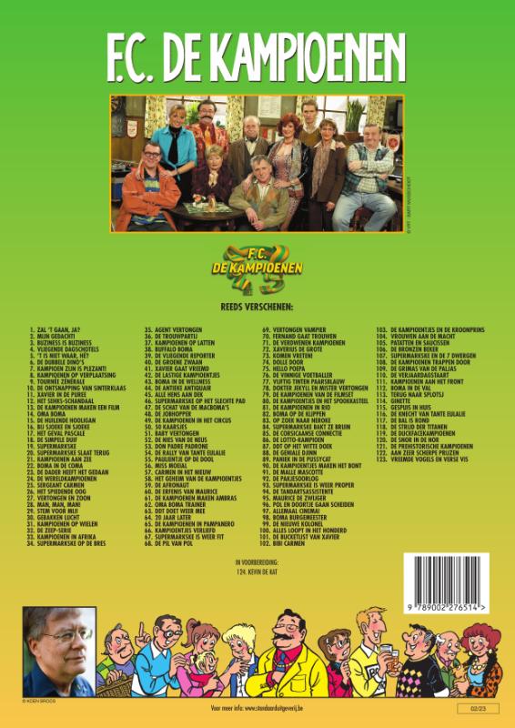 Vreemde vogels en verse vis / FC De Kampioenen / 123 Vreemde vogels en verse vis / FC De Kampioenen / 123 achterkant
