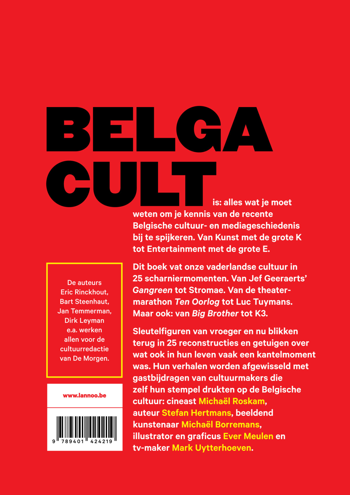 BelgaCult achterkant
