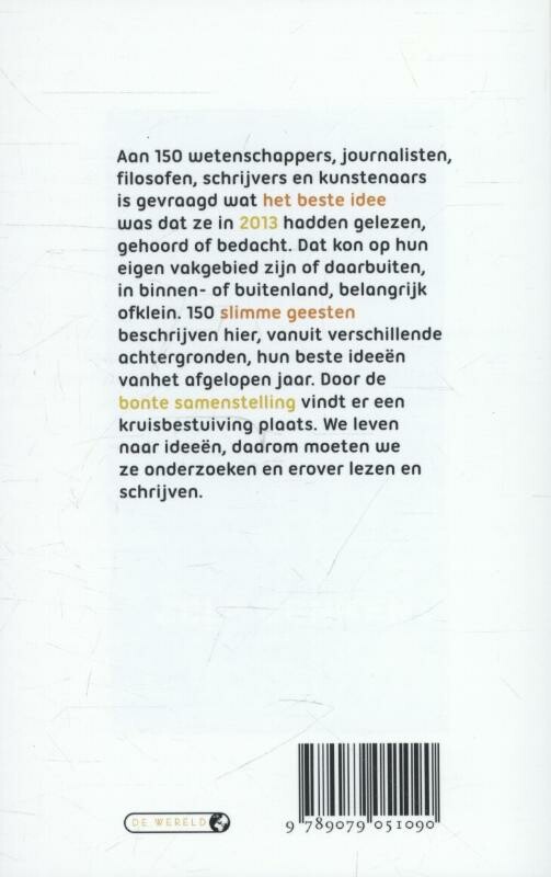 Het beste idee van 2013 achterkant
