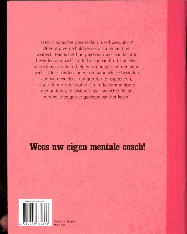 Meer aandacht voor jezelf / Werkschrit / Feel good! Meer aandacht voor jezelf / Werkschrit / Feel good! achterkant