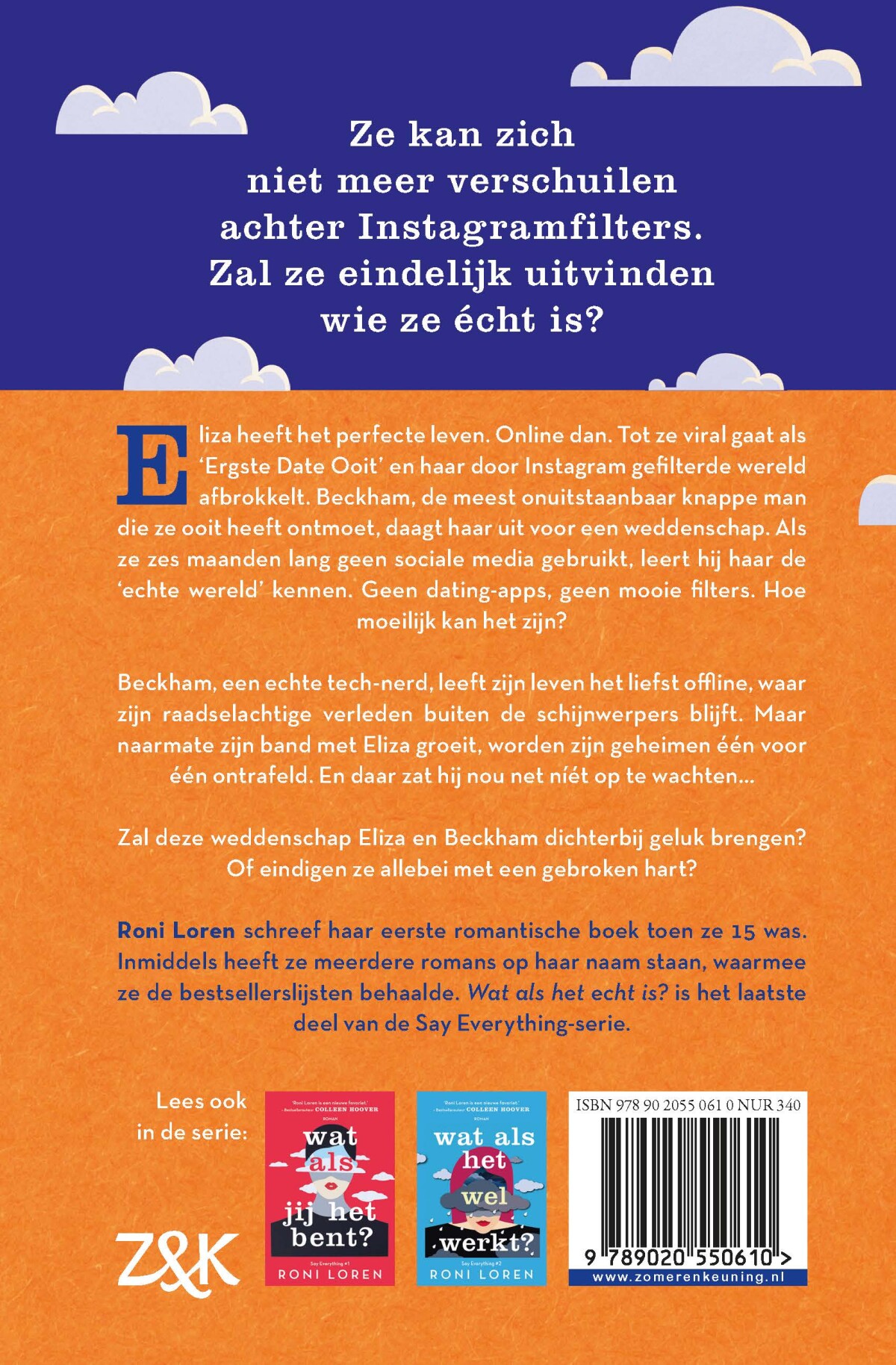 Wat als het echt is? / Say Everything / 3 achterkant