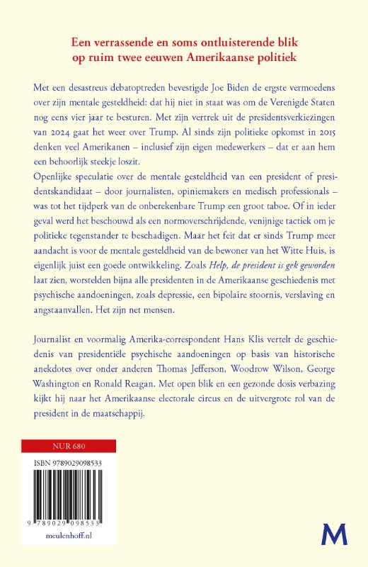 Help, de president is gek geworden achterkant