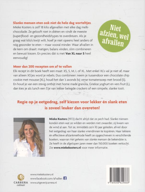 Van XL naar S Van XL naar S achterkant