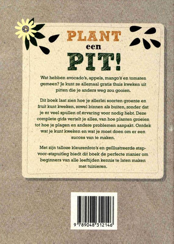 Plant een pit! achterkant