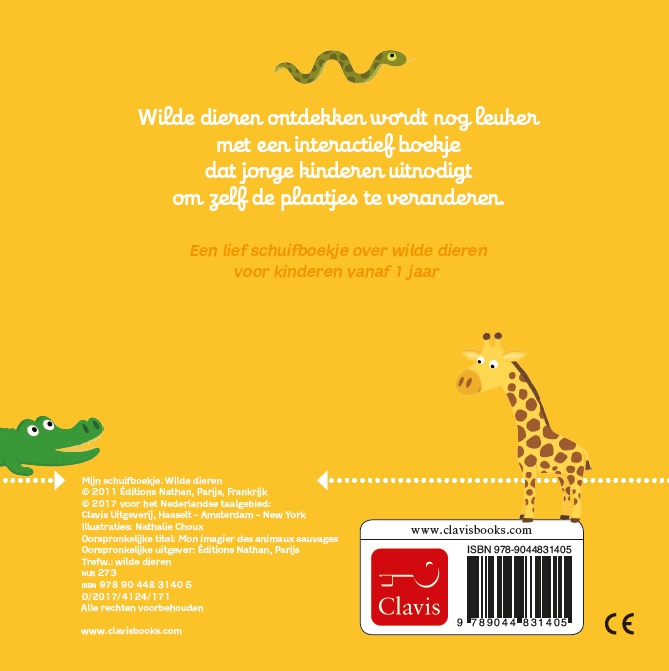 Wilde dieren / Mijn schuifboekje achterkant