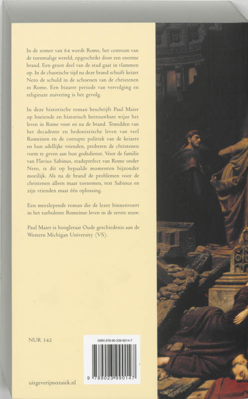 De brand van Rome achterkant