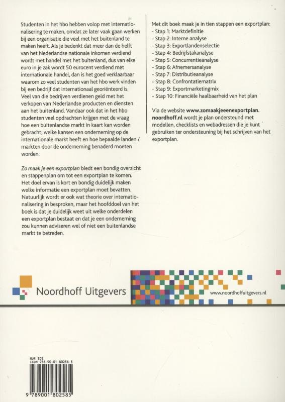 Zo maak je een exportplan achterkant
