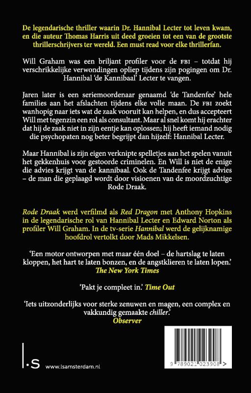 Rode Draak / Hannibal achterkant