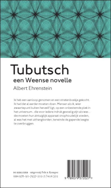 Tubutsch / Druk Heruitgave achterkant