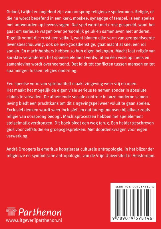 Zingeving als spel achterkant