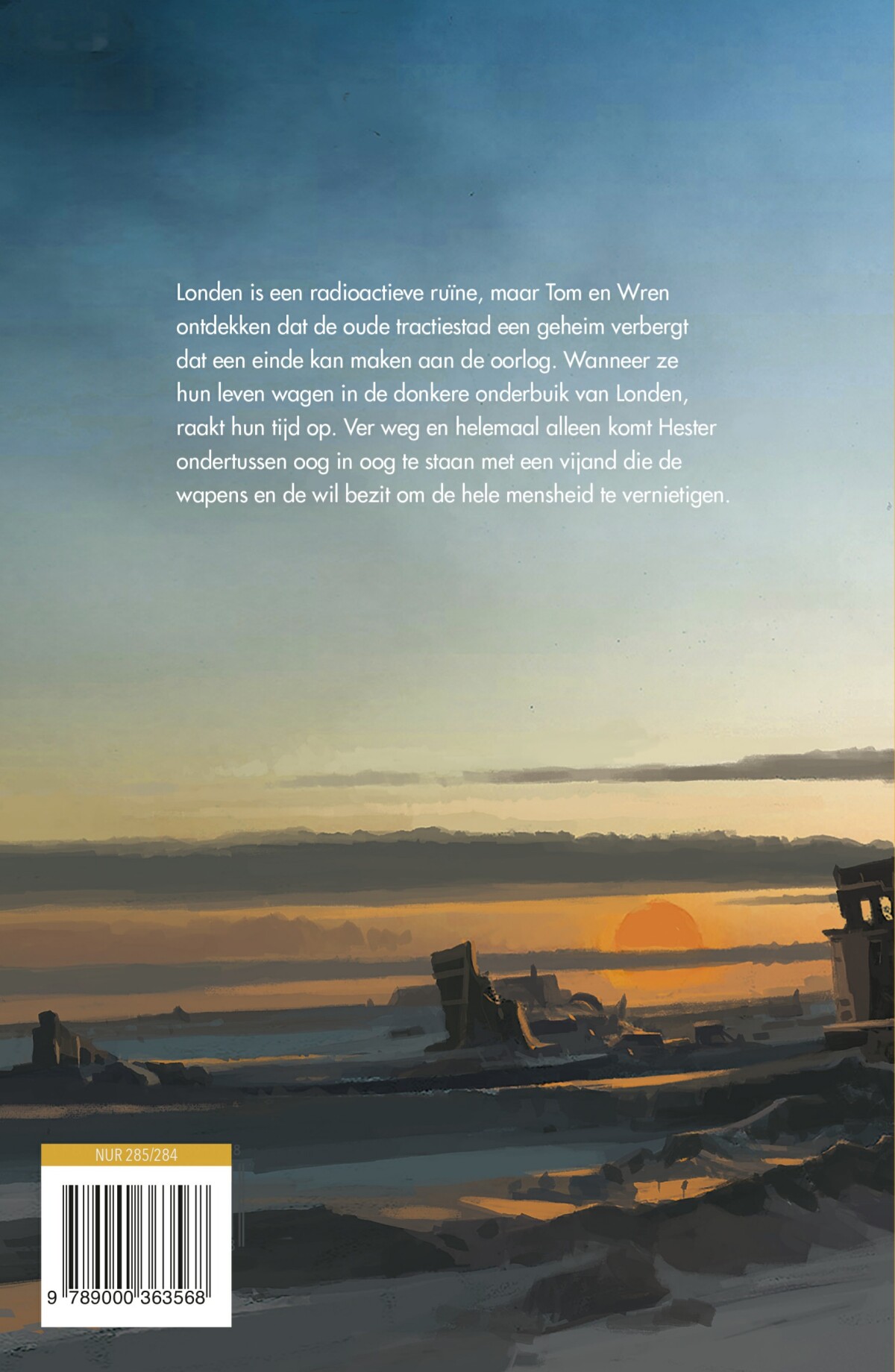 A darkling plain / Mortal engines / 4 achterkant