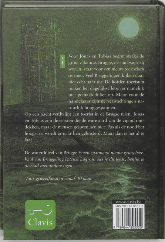 De waterduivel van Brugge achterkant