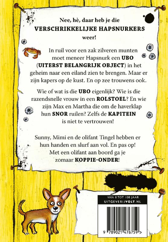 Koppie-onder / De Hapsnurkers / 2 achterkant