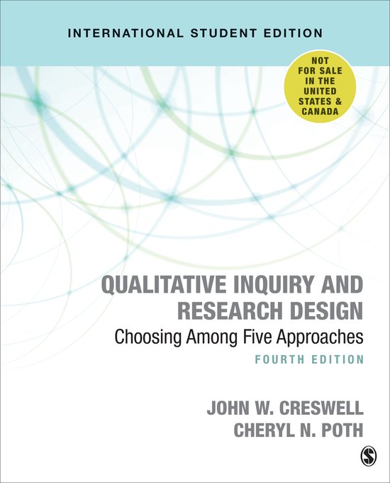 Creswell Qualitative Inquiry And Research Design (International Student Edition)