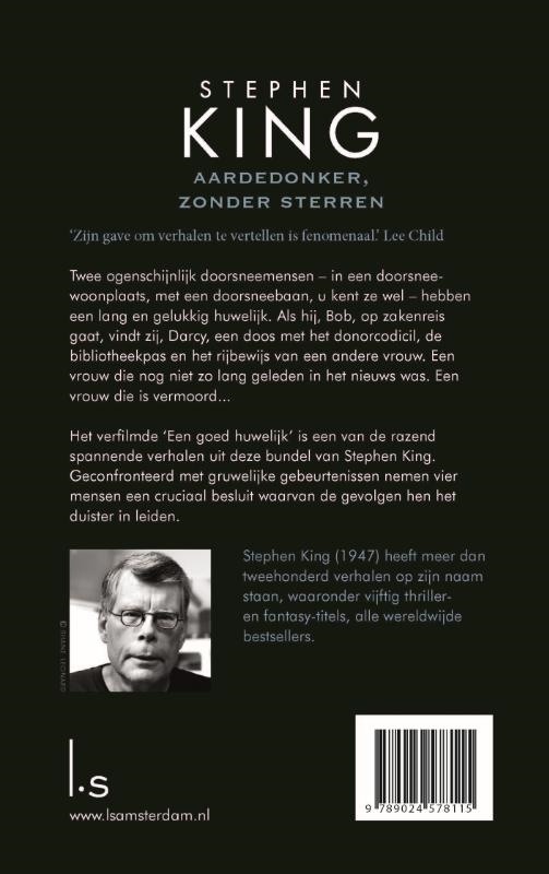 Aardedonker, zonder sterren achterkant
