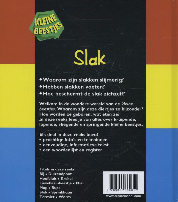 Kleine beestjes - Slak achterkant