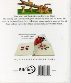 Leeuwen / Mijn eerste ontdekkingen achterkant