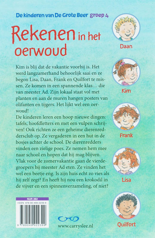 Rekenen in het oerwoud / De kinderen van De grote beer / 4 achterkant