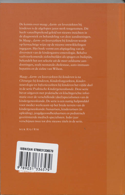 Maag-, darm- en leverziekten bij kinderen / Praktische kindergeneeskunde achterkant
