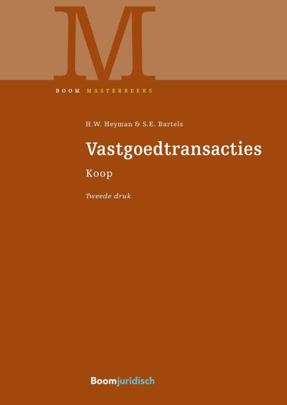 Boom Masterreeks  -   Vastgoedtransacties