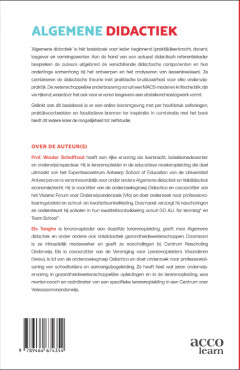 Algemene didactiek / Acco learn achterkant
