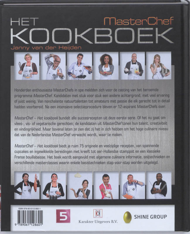 Masterchef - Het kookboek achterkant