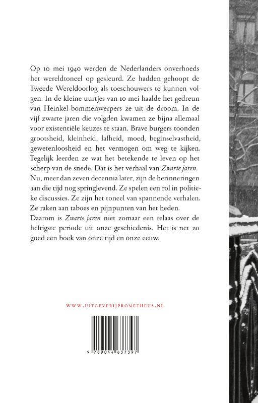 Zwarte jaren achterkant