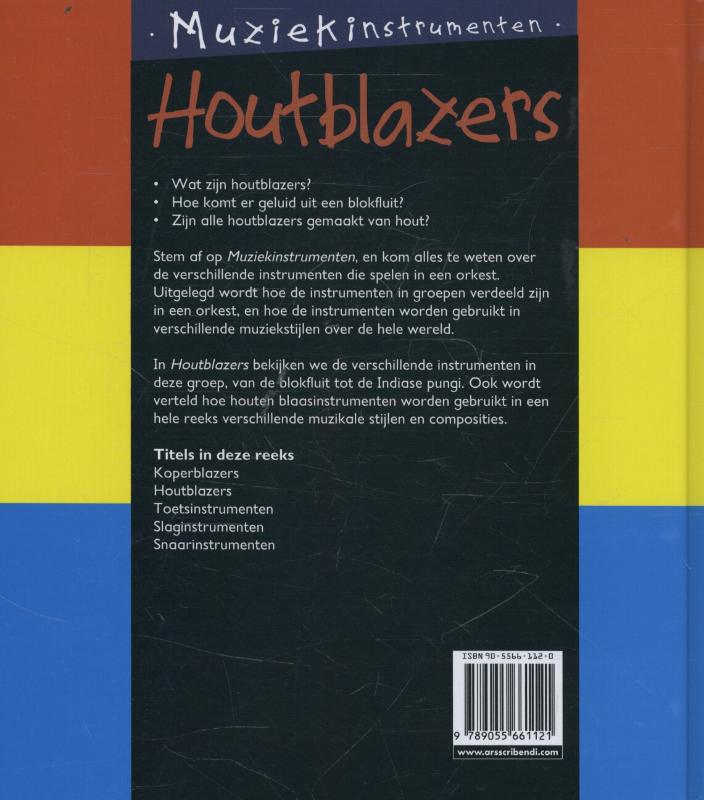 Muziekinstrumenten  -   Houtblazers achterkant