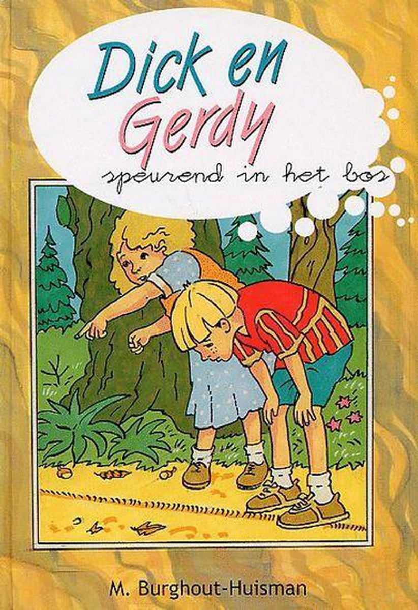 Dick En Gerdy Speurend In Het Bos