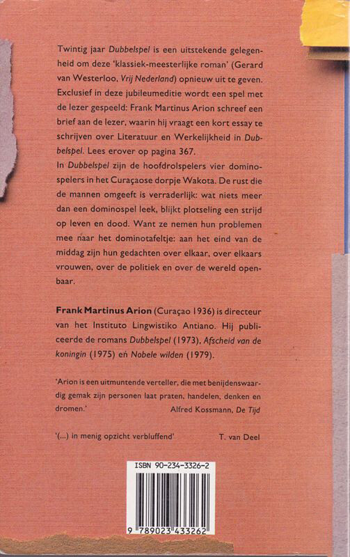 Dubbelspel achterkant