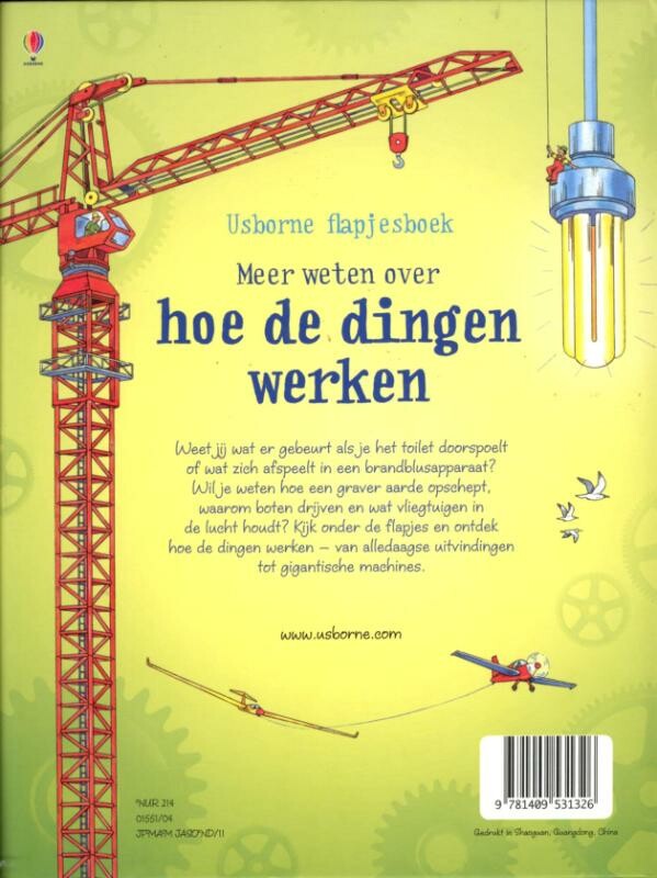 Meer weten over hoe de dingen werken / Flapjesboek achterkant