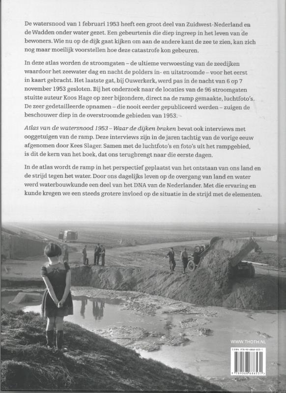 Atlas van de watersnood 1953 achterkant