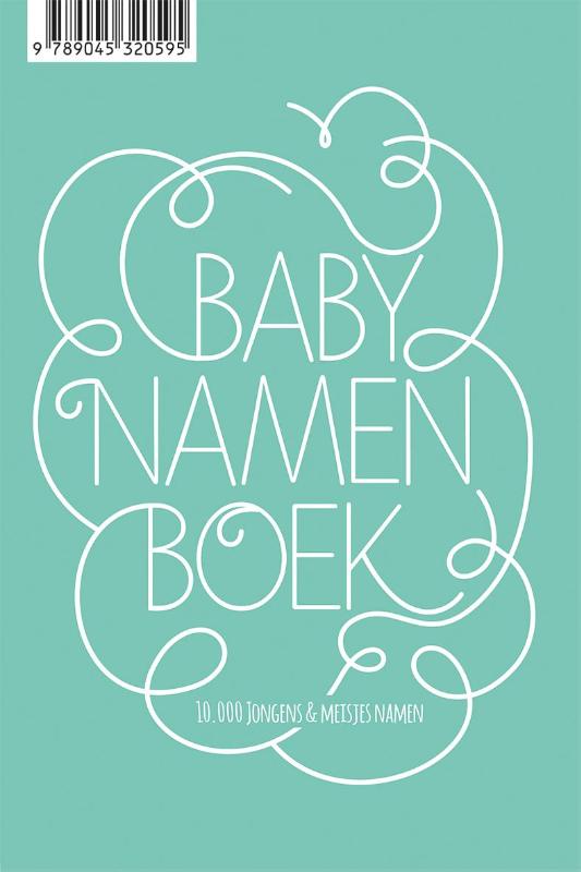 Babynamenboek achterkant