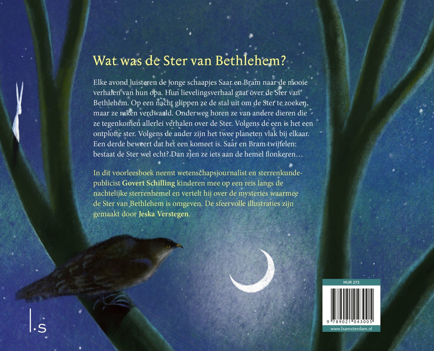 Saar en Bram op zoek naar de ster achterkant