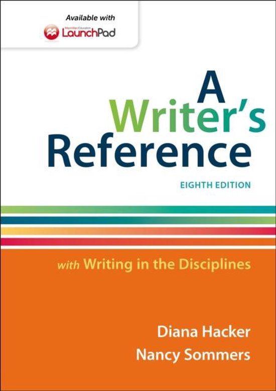 A Writer's Reference with Writing in the Disciplines