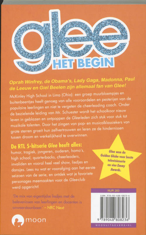 Glee: het begin achterkant