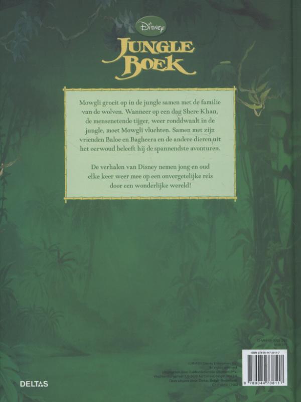 Disney Jungle boek achterkant