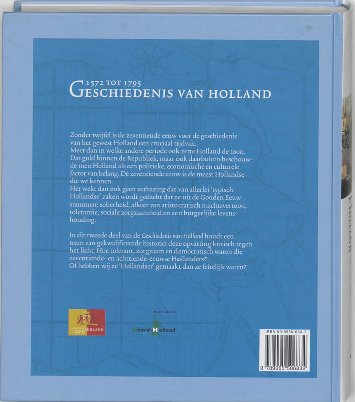 Geschiedenis van Holland II 1572 tot 1795 achterkant