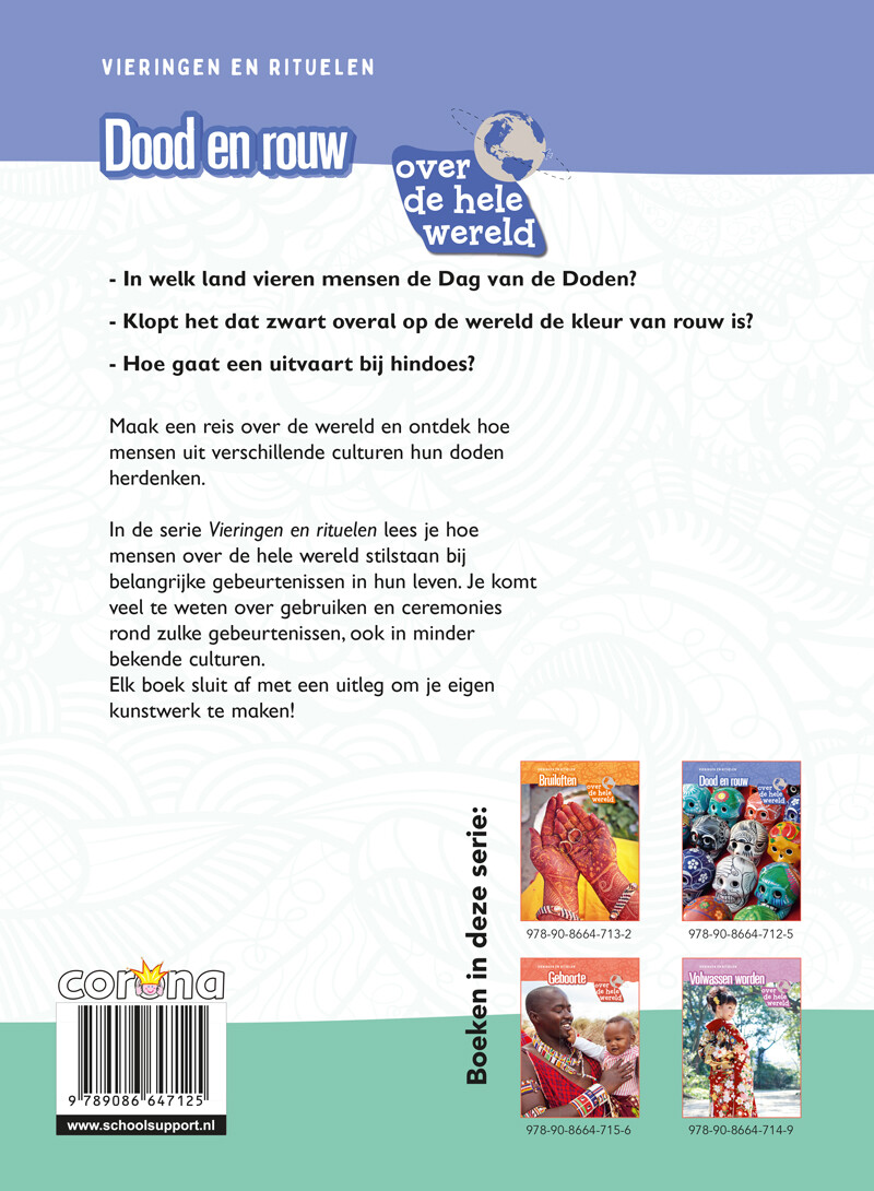 Dood en rouw over de hele wereld / Vieringen en rituelen achterkant